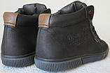 Wrangler кеди Чоловічі зимові черевики натуральна шкіра в спортивному стилі взуття чоботи в Wrangler чорні, фото 4