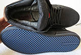 Wrangler кеди Чоловічі зимові черевики натуральна шкіра в спортивному стилі взуття чоботи в Wrangler чорні, фото 5