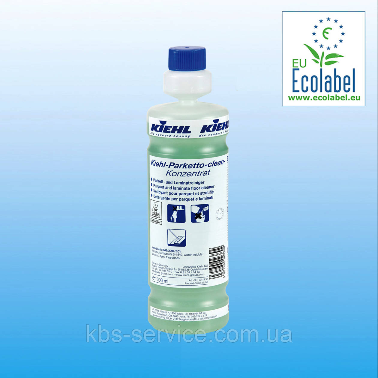Чистящее средство для паркета и ламината Kiehl-Parketto-clean ...