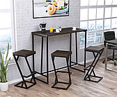 Барний стіл BS-125 LD 125х57х110 см Венге Луїзіана. Барна стійка для дому.