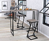 Барний стіл BS-125 LD 125х57х110 см Дуб Палена. Барна стійка для дому.