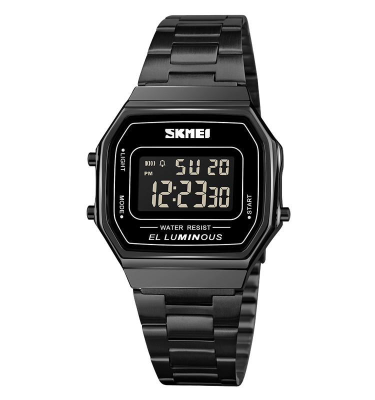 Skmei 1647 popular чорні наручний годинник