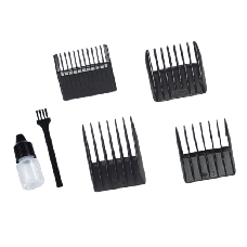 Професійна дротова машинка Magio MG-583 для стриження волосся з насадками, фото 4