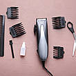 Професійна дротова машинка Magio MG-583 для стриження волосся з насадками, фото 6