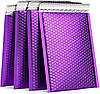 Конверт бандерольний PE (18*23 см) фіолетовий блискучий, потовщений, фото 2