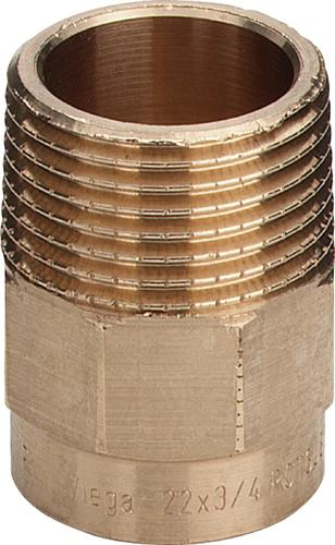 Ніпель бронзовий ∅42х1.1/4" (141905) Viega із зовнішньою різьбою