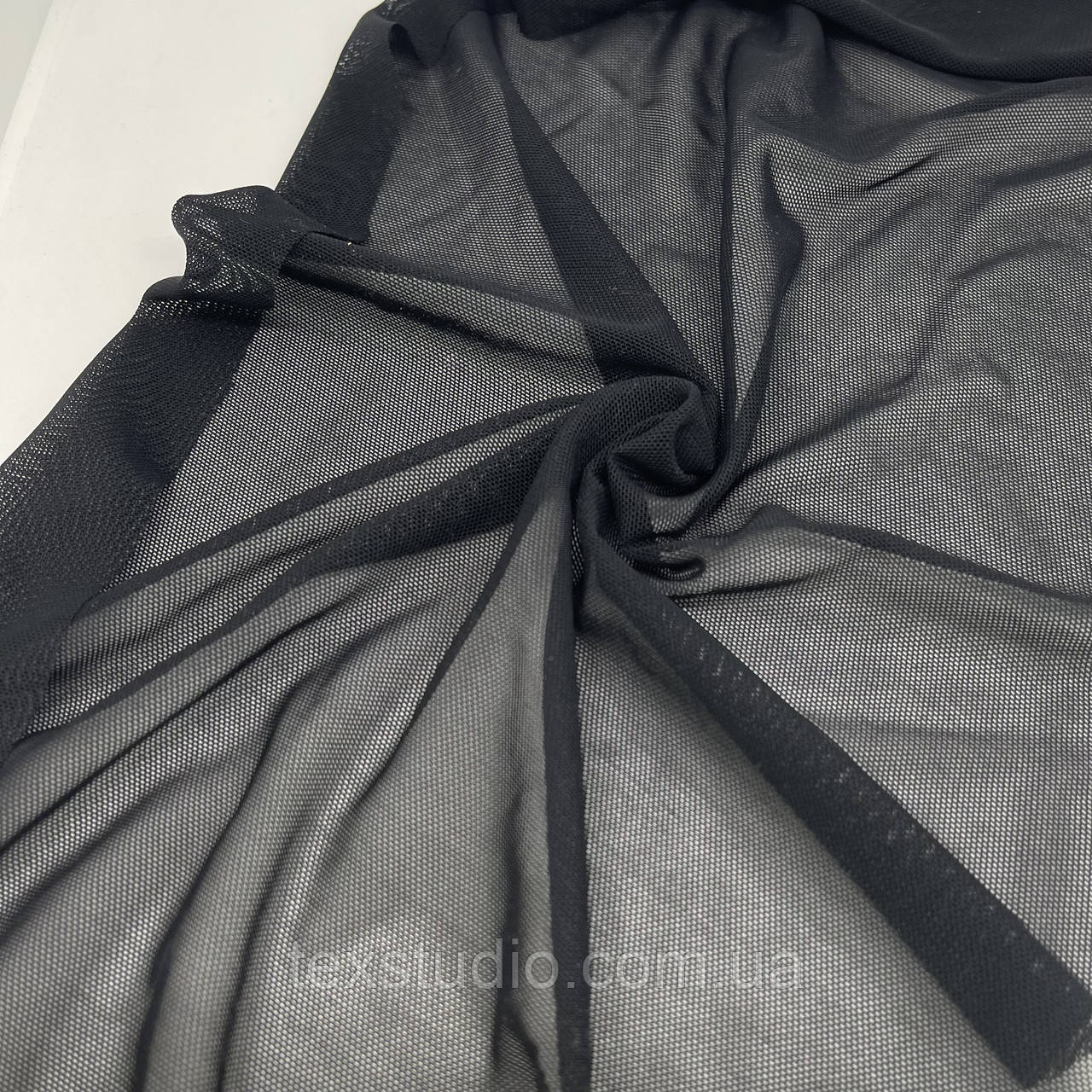 ЗАЛИШОК 0,44 *1,50 м. Сітка чорна еластична., фото 1