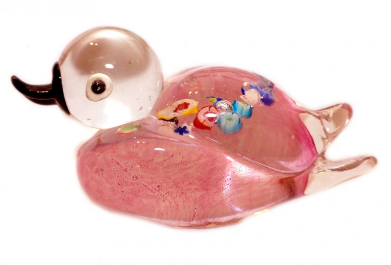 Качка кольорове лите скло