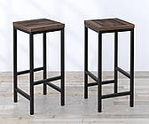 Барний стілець BS-1 LD Горіх Модена. Стільці барні для дому. Табурет високий для барної стійки