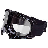 Мотоочки маска прозрачный визор MT003-1-BK2