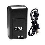 Міні GSM трекер GF-07 маячок GPS для відстеження з вбудованими магнітами для кріплення, фото 10