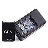 Міні GSM трекер GF-07 маячок GPS для відстеження GSM-сигналізації з вбудованими магнітами для кріплення, фото 4