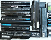 Лот батарей - 12 шт. для ноутбука Dell 11.1V 2850-8700mAh 30-97Wh Б/У MIX. Под сервис