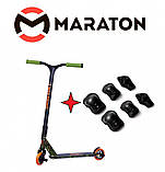 Самокат для трюків Maraton WarPrime Камуфляж + Набір захисту (3 в 1), фото 7