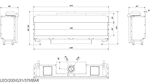 Камінна топка Kratki LEO 200 LPG, фото 3