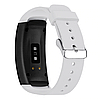 Силіконовий ремінець Primo Classic Shape для Samsung Gear Fit 2 / Fit 2 Pro (SM-R360 / R365) - White, фото 3