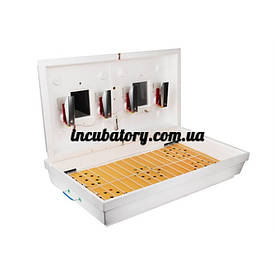 Інкубатор для яєць Жаба на 130 яєць із механічним переворотом, аналоговий терморегулятор 