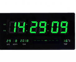 Настінні електронний годинник з датою Led Digital Clock 45х22 см