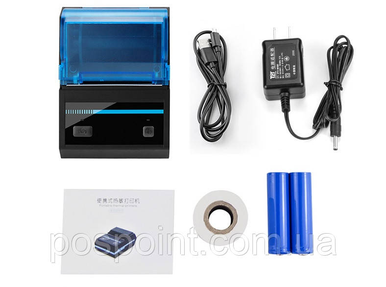 Портативний принтер чеків, чеко друк, міні Bluetooth 4.0 58 мм NTEUMM MHT-P16, фото 1