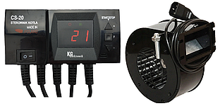 Комплект автоматики KG Elektronik CS-20 + вентилятор NWS-75