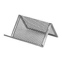 Підставка для візиток металева Axent 2114 срібляста