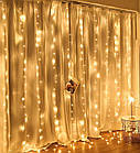 Гірлянда Xmas водоспад 2х2 м 160 Led WW-9 Теплий білий на мідному дроті з з'єднувачем Лучшая цена, фото 2