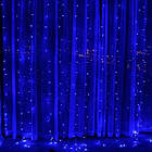 Гірлянда Xmas водоспад 2х2 м 160 Led B-9 Синя на мідному дроті з з'єднувачем Лучшая цена, фото 3