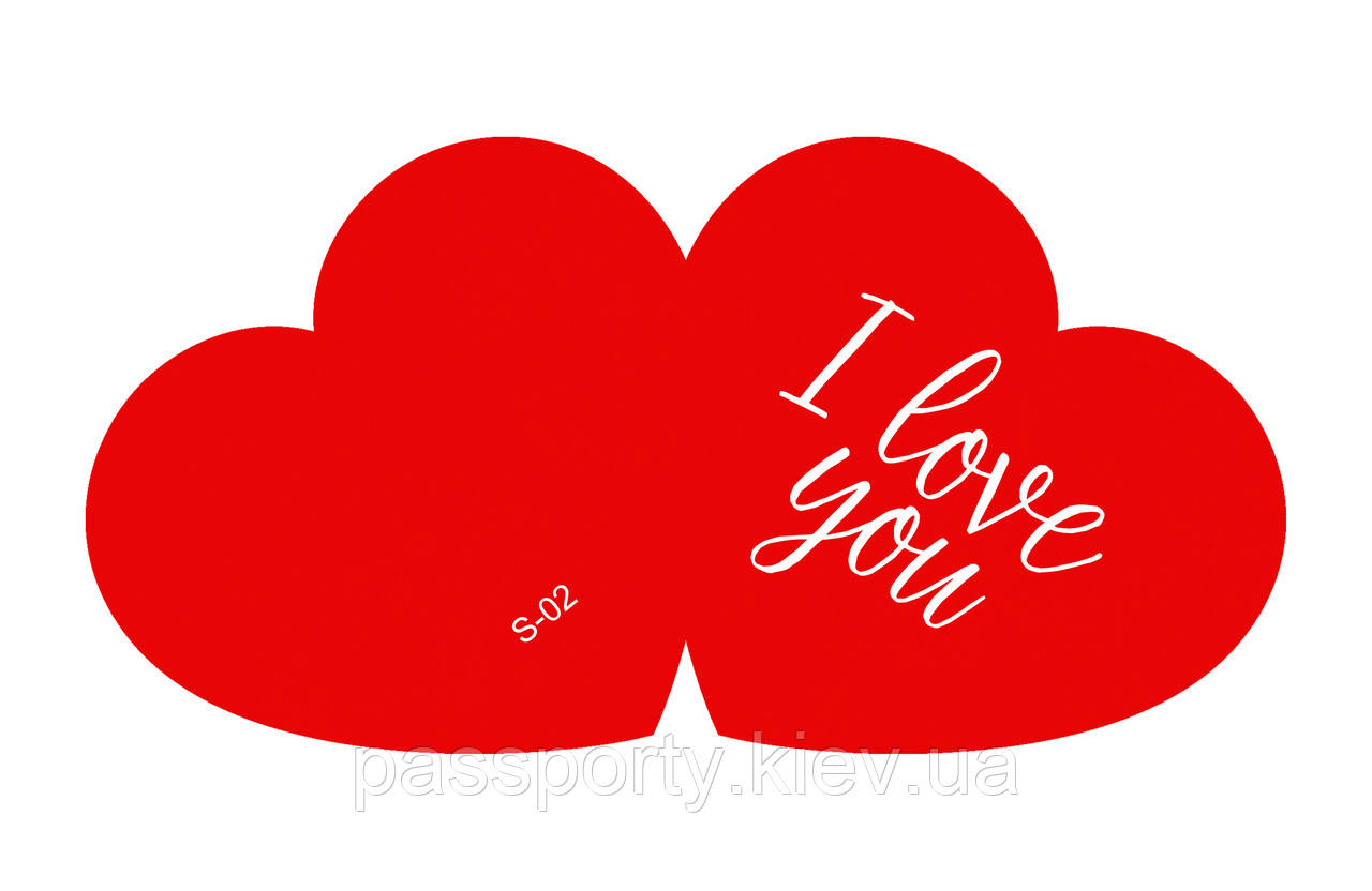 Валентинка " I love you"