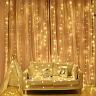 Гірлянда водоспад 3х3 м 400 Led Теплий білий Лучшая цена, фото 3