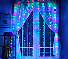 Яскрава гірлянда водоспад на вікно 3х3 м 400 Led Мульті Лучшая цена, фото 3