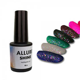 Топ матовий із шимером Allure Shine, 10 г