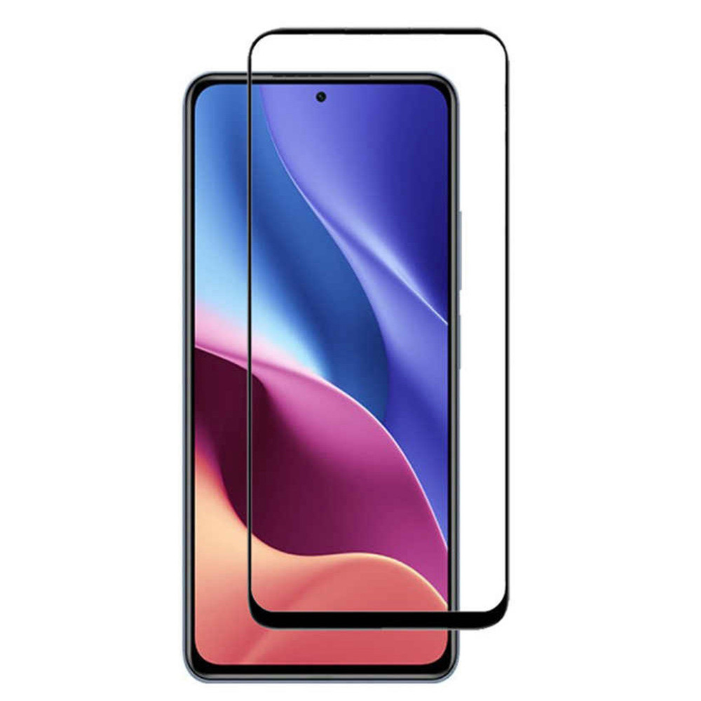 Захисне скло Full Screen Tempered Glass для Xiaomi Poco X3 GT / Redmi Note 10 Pro (China), Black, фото 1