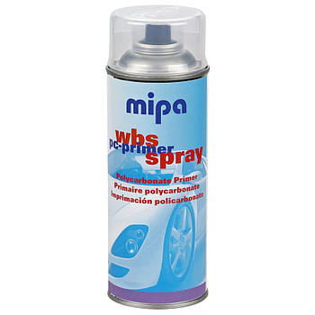Грунт для фар аерозольний Mipa WBS PC-Primer-Spray 400 мл прозорий