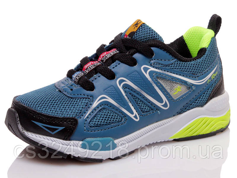 Дитячі кросівки демі I-Run 3571b3 cadet blue-green для хлопчика Синій р. 25 (15,7 див.)