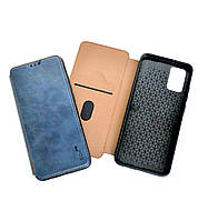 Чехол-книжка для телефона Samsung A03s/A037 DDU Premium Dark blue (PU Кожа) (4you)