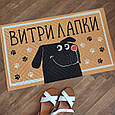 Килимок прикольний під двері з дизайном Витри лапки! (собака), фото 7