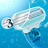 Жіночий бритвений станок Gillette Venus Smooth з 2 змінними касетами 02000, фото 3