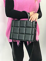 Жіноча сумка чорна, крос-боді, сумка на ремінці, сумка на блискавці, сумка на плече, повсякденна сумка
