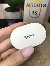 Бездротові навушники AirDots 3S для Xiaomi Redmi матові білі, фото 4