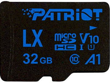 Карта пам`яті 32Gb Micro-SDHC(UHS-1) Patriot LX series class10 №7974