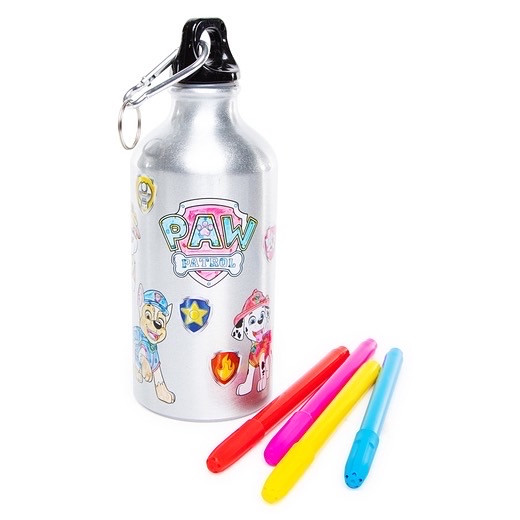 Детская бутылка щенячий патруль , набор для творчества с бутылочкой маркерами и наклейками - фото 3 - id-p1563532058