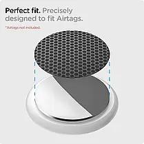 Матова гідрогелева плівка Spigen для Apple AirTag - AirSkin Shield Карбон, фото 4