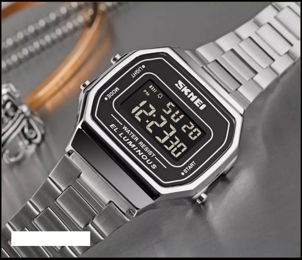 Мужские наручные часы Skmei 1647 (Серебристые) - фото 4 - id-p1563535680