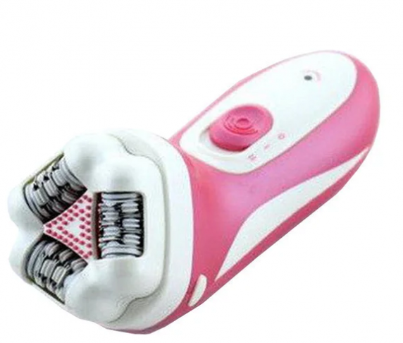 Епілятор 3 в 1 MP-3099 з трьома насадками, рожевий., фото 1