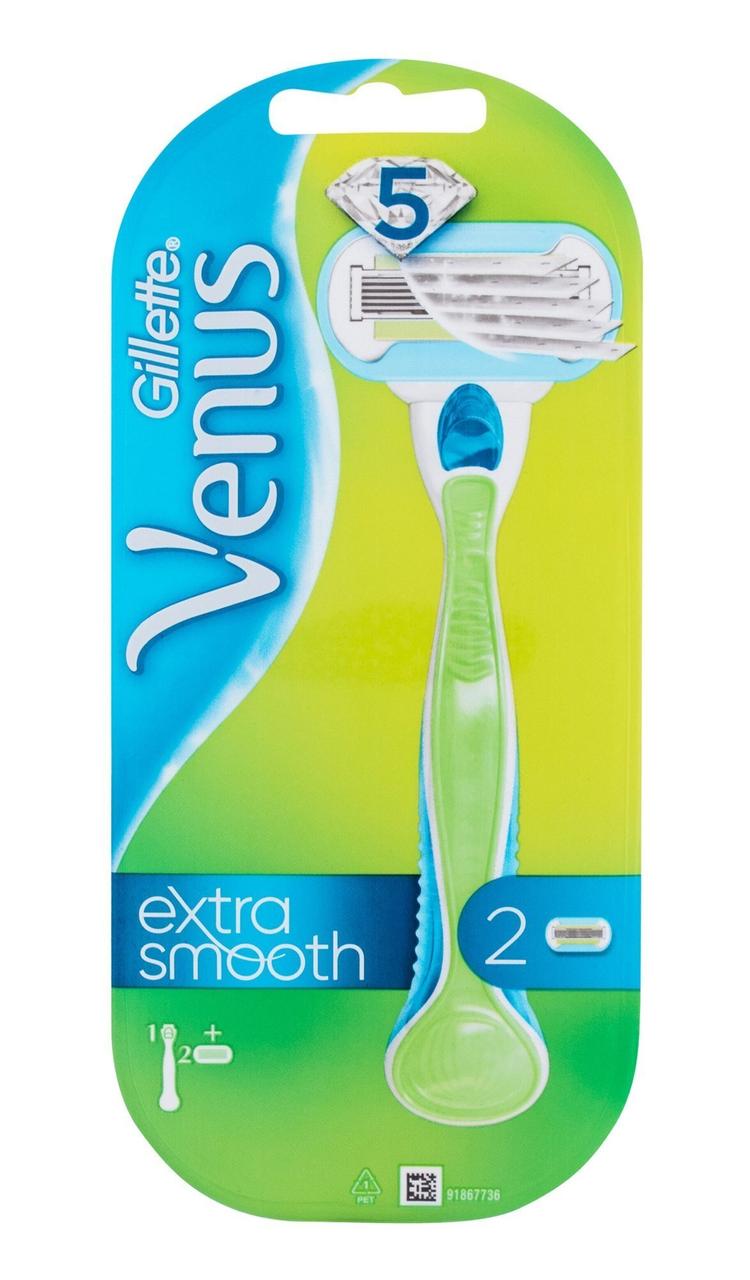 Жіночий бритвений станок Gillette Venus Extra Smooth з 2 змінними касетами 02003