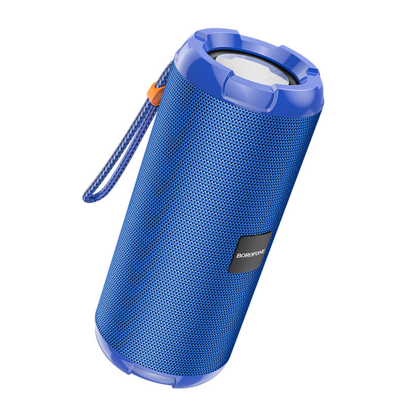 Портативна блютуз колонка BOROFONE Smart sports IPX5 BR15 |AUX, SD-card, Bluetooth, USB, FM-Radio| Синій