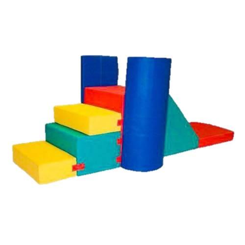 Ігрова модульна гірка Покатайка шкірозамінник Різнобарвний (Тіа-sport ТМ)