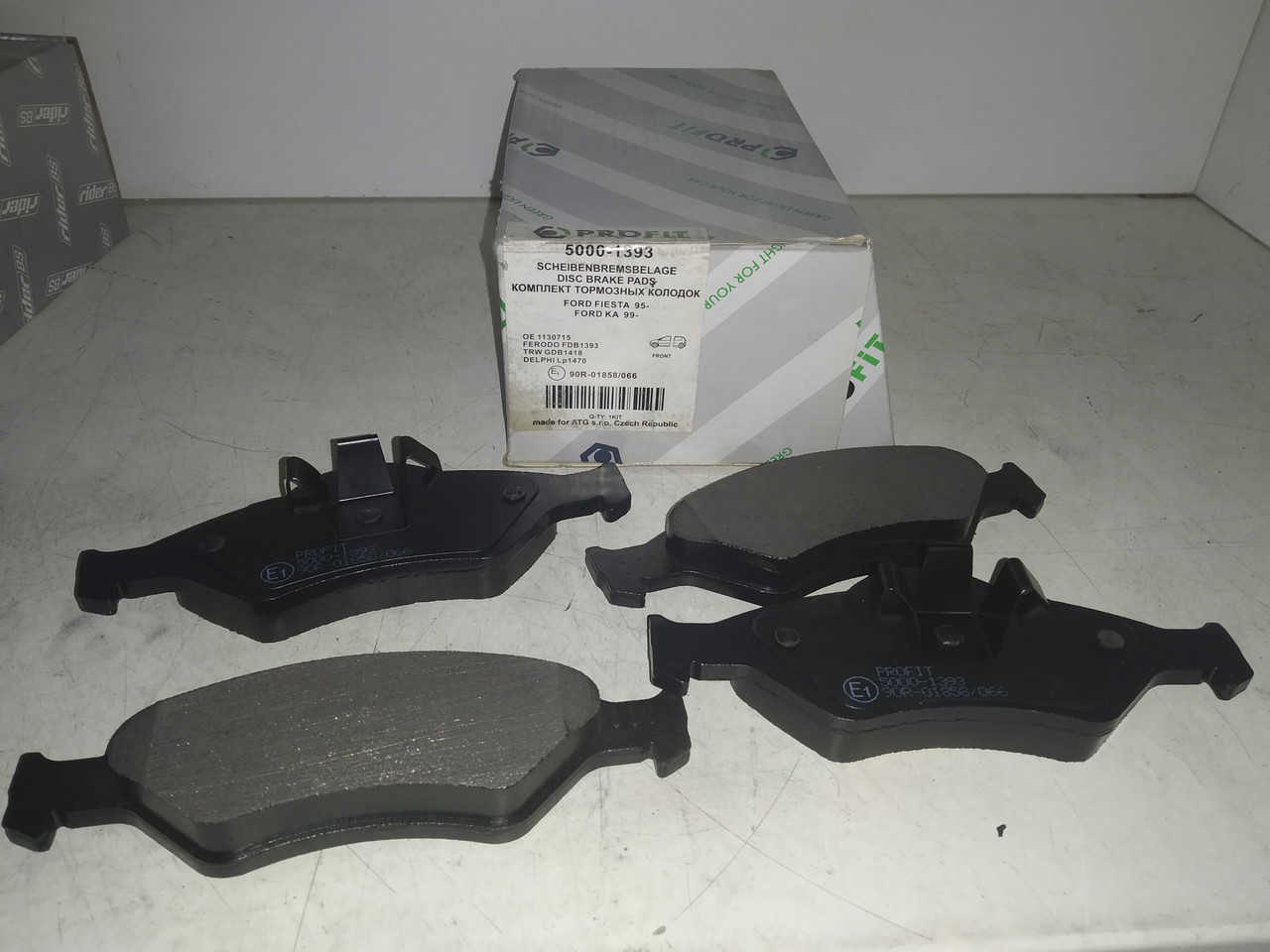 PROFIT Колодки гальмівні передні FORD FIESTA IV/KA 02.1996-