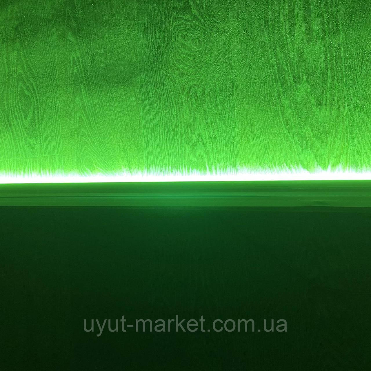 Світлодіодна лампа 18 Вт 1200 мм Т8 G13 зелена, одностороннє під'єднання