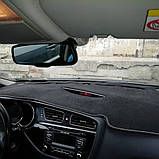 Накидка на панель приладів KIA Ceed 2 пок.JD  2013+ Чохол на торпеду авто КІА, фото 2